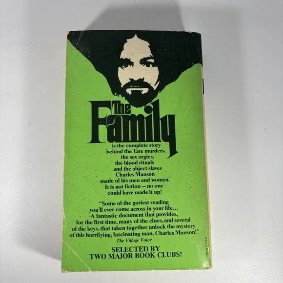 The Family - Ed Sanders Manson Murders Avon 1st Paperback 1972 - Picture 2 of 6